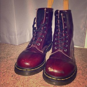Used Red Doc Martens