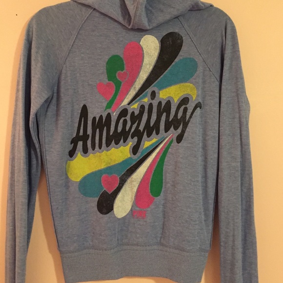 Victoria's Secret "Amazing" Zip Up Hoodie