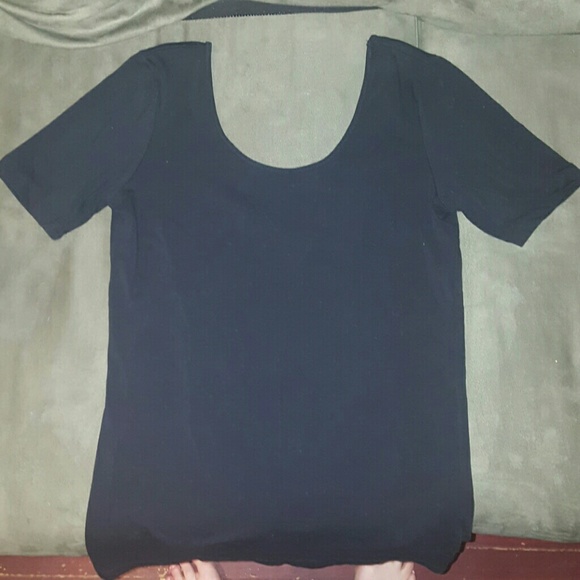 Forever 21 Scoop Neck Top 3/4 Sleeve