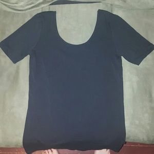 Forever 21 Scoop Neck Top 3/4 Sleeve