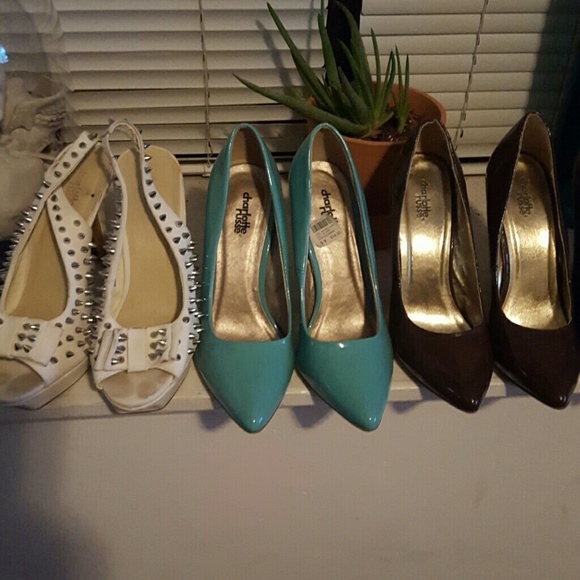 5 pairs! Size 9! Charlotte Russe Heels!! - Picture 3 of 4
