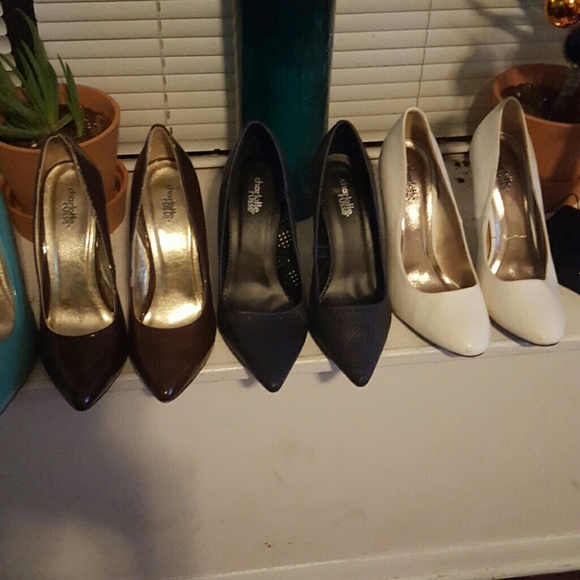 5 pairs! Size 9! Charlotte Russe Heels!! - Picture 4 of 4