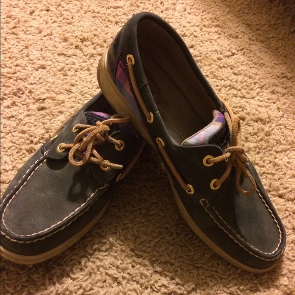 Navy sperry topsiders