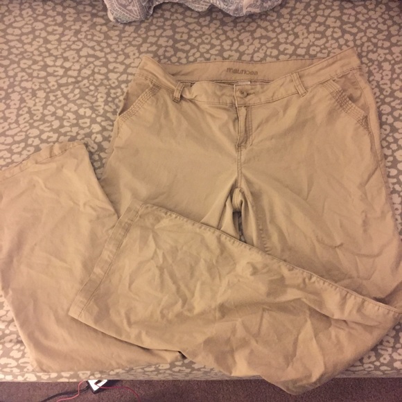 Long length khaki pants