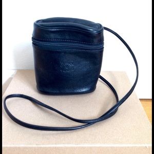 Il Bisonte leather cross body mini "binocular" bag