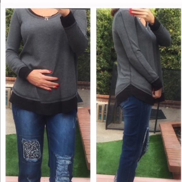 LAST2 // LOVING PEOPLE BRAND THERMAL  LS - Picture 2 of 2