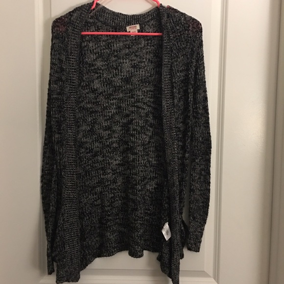 Mossimo Black and White Cardigan