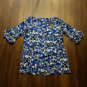 Dana Buchman 100% silk shirt