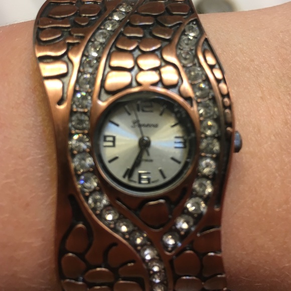 Chico's bangle style copper watch - Picture 2 of 3