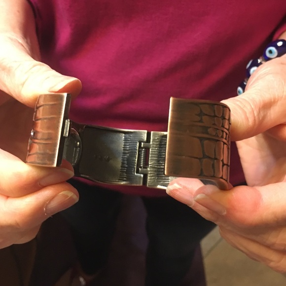 Chico's bangle style copper watch - Picture 3 of 3