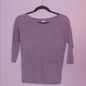 Voilet Mid-Sleeve Top