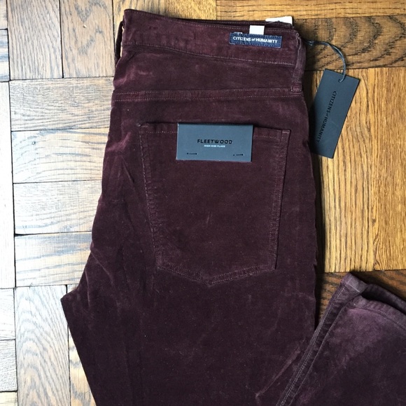 Citizens of Humanity Fleetwood Velvet Flare Jeans - Picture 3 of 4