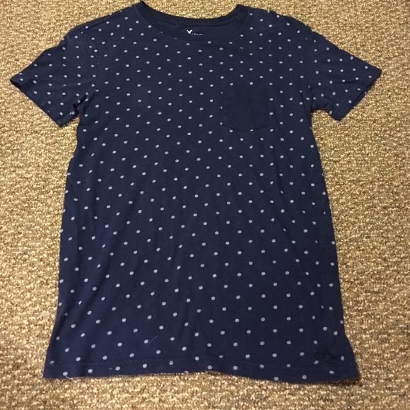 XS American Eagle Navy Pocket Tee