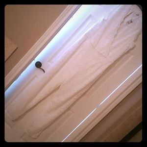 One piece romper all white!