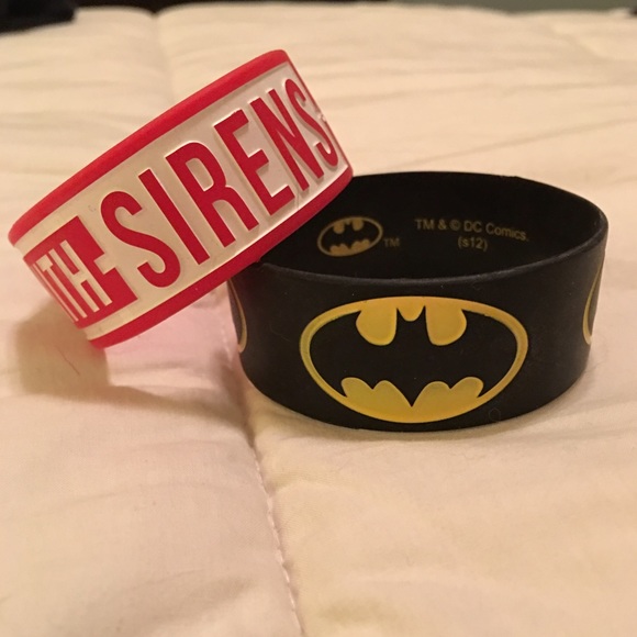 Batman + Sleeping With Sirens bracelet