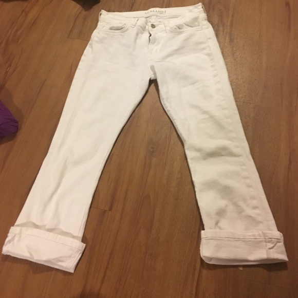 J. Crew white capris