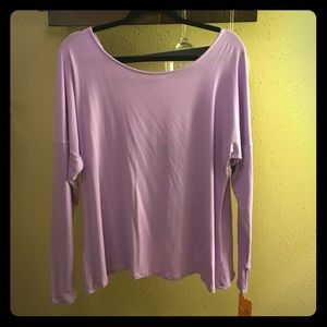 Open Back Yoga Shirt