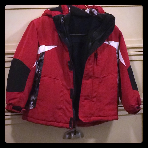3 in 1 winter boys coat with zip out liner