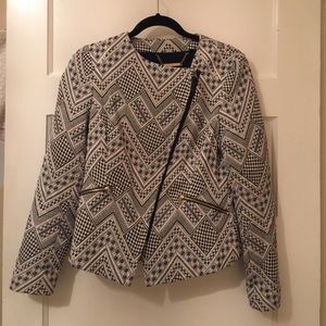 Ted Baker blazer navy and white