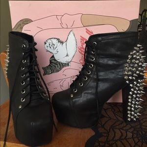 Jeffrey Campbell black spike Litas