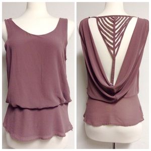 Mauve blouse