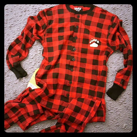 Flapsjacks, adult onesie Buffalo print pyjamas