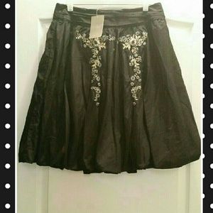 Odille for Anthropologie black skirt
