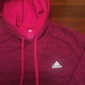 Adidas pink/burgundy sweatshirt