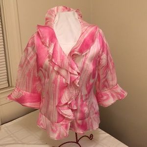 ❤️Sale❤️🌺HP!🌺Gorgeous Silk Jacket