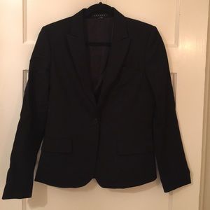 Theory black Gabe blazer size 10