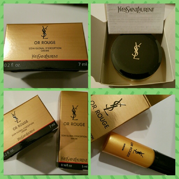 YSL Mini travel size creme and serum