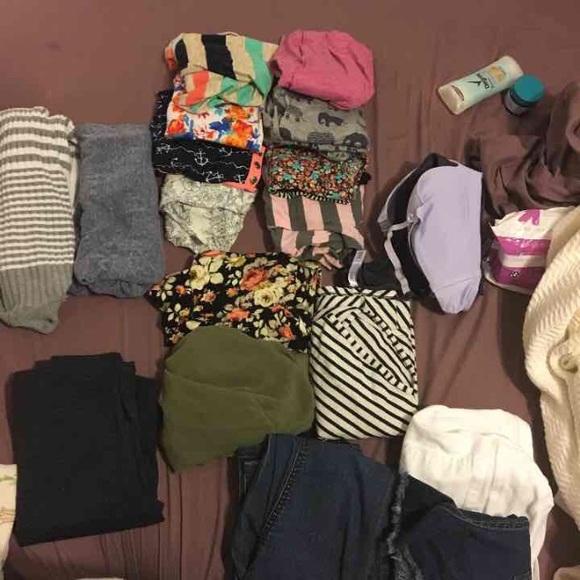 MATERNITY LOT BUNDLE TOPS SHIRTS PANTS DRESSES