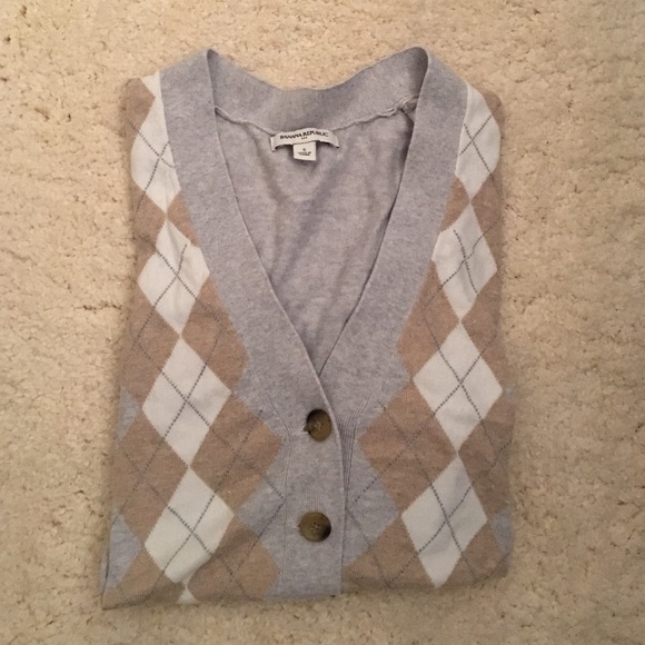 Banana Republic Argyle Sweater