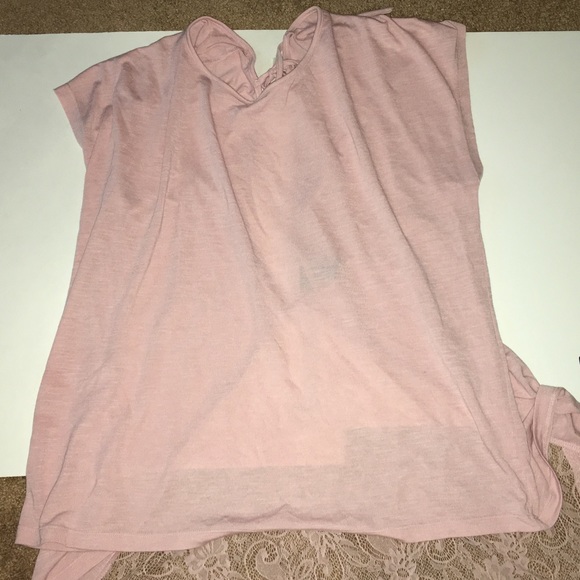 Torrid Lace Tie Back Swing Tee Shirt