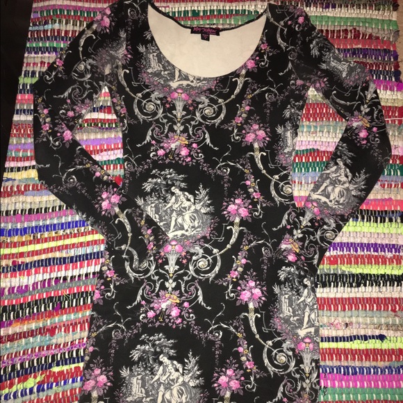 Vintage Betsey Johnson Parisian Peplum back Dress - Picture 1 of 4