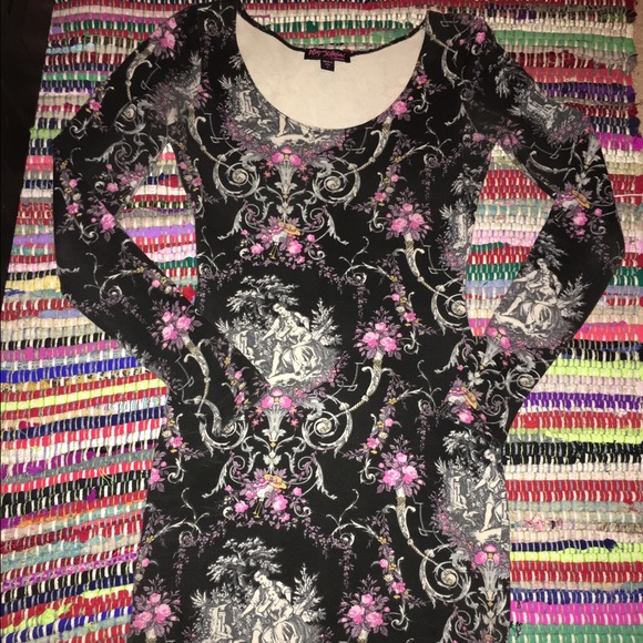 Vintage Betsey Johnson Parisian Peplum back Dress - Picture 4 of 4
