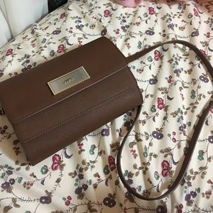 NWOT!! DKNY brown crossbody bag