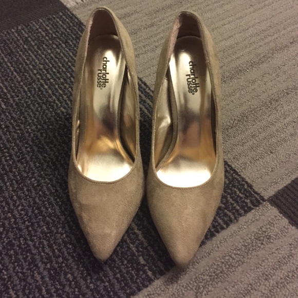 Super Cute Suede Pointy Toe Heels