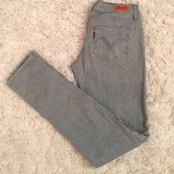 Pinstripe Levi's