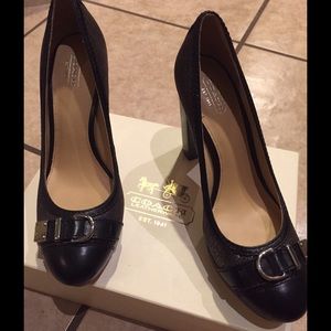 Women's Coach heels size 10