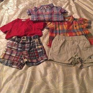 Ralph Lauren Bundle 9months (2) outfits & a romper