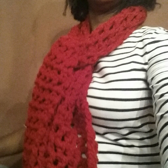 Handmade Crocheted scarf - Picture 2 of 3