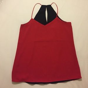 Red Tank Top (reversible to Black)