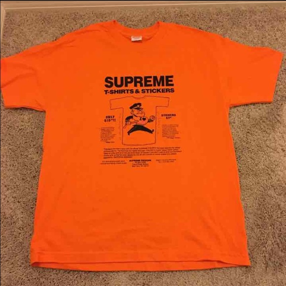 SUPREME SHIRT ("t shirts and stickers") - Picture 3 of 4