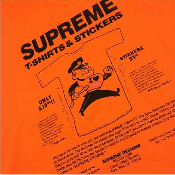 SUPREME SHIRT ("t shirts and stickers") - Picture 4 of 4