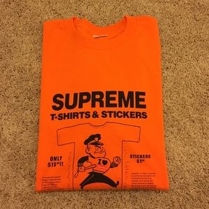 SUPREME SHIRT ("t shirts and stickers")