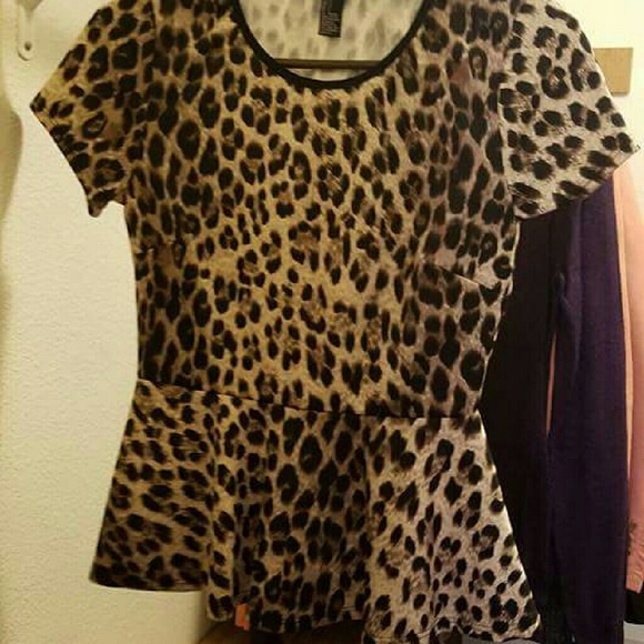 Cheetah print top