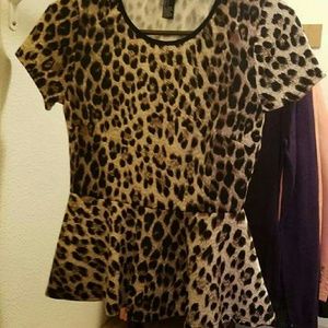 Cheetah print top