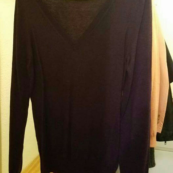 Dark purple sweater