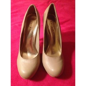 Nude bamboo heels BUNDLE ONLY